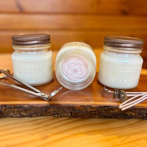 Coconut Scented Soy Candle | Soy Wax Candle | Smells Like Coconut Candle | Natural Candle