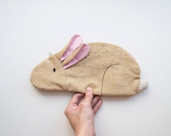 Rabbit Bunny loaf zip pouch