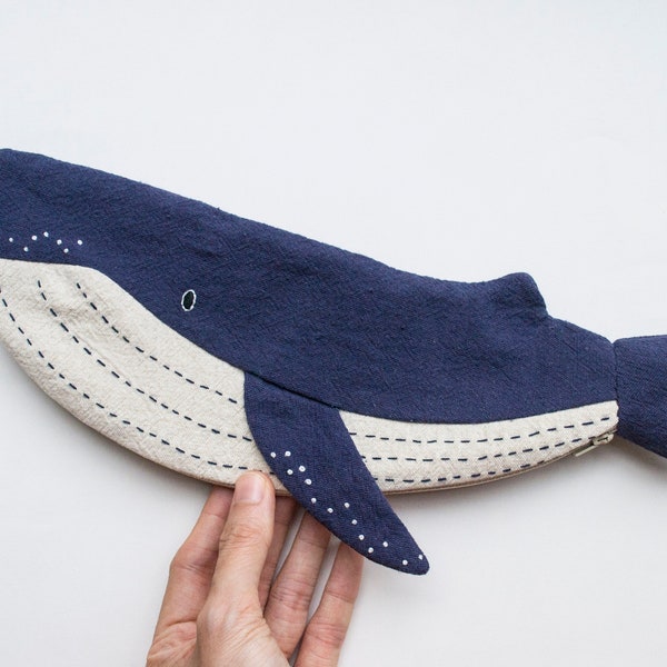 Humpback Whale travel cutlery pouch case
