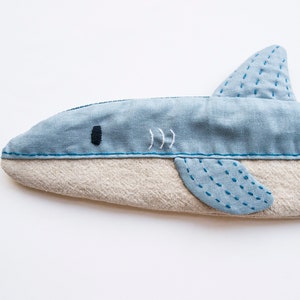 Finn the Shark travel cutlery pouch case image 2