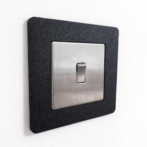 Colourful Light Switch Surround 36 Colours Available Single or Double Socket Cover