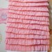 Petite Ruffled Blush Pink Crepe Garland - Two Yards Hand Stitched
