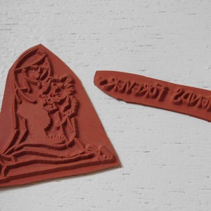 Set of 2 Rubber Stamps - Never Used - DIY