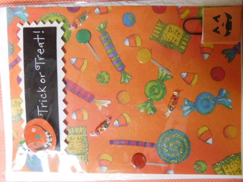 Handmade Halloween Greeting Card Blank Inside image 3