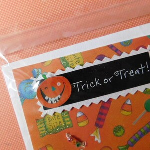 Handmade Halloween Greeting Card Blank Inside image 1