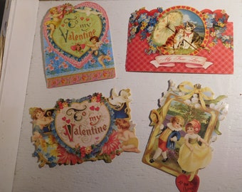 Valentine's Day Craft Supplies - DIY - Vintage and Vintage Look - Junk Journal, Project Life, Mixed Media