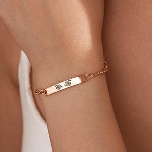 Personlized Human Eyes Bracelet, Eyes Photo Bracelet, Custom Bracelet for Couple, Memorial Gift, Gift for Boyfriend Girlfriend, Gift for Mom