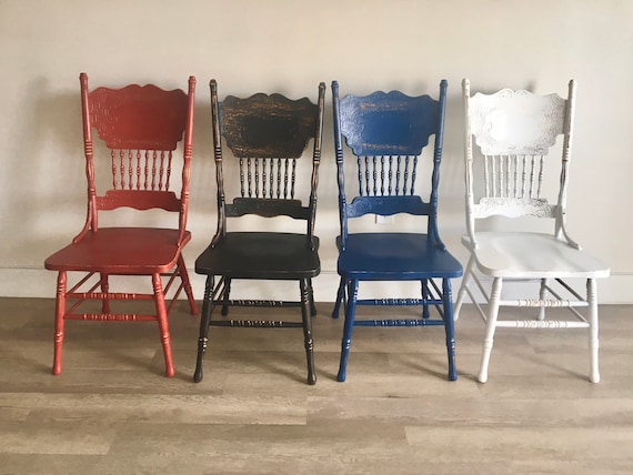 Vintage Pressback Chairs