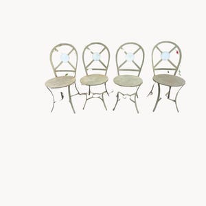 French Garden Bistro Chairs set of 4