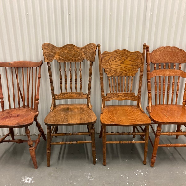 Rustic Dining Chairs Etsy