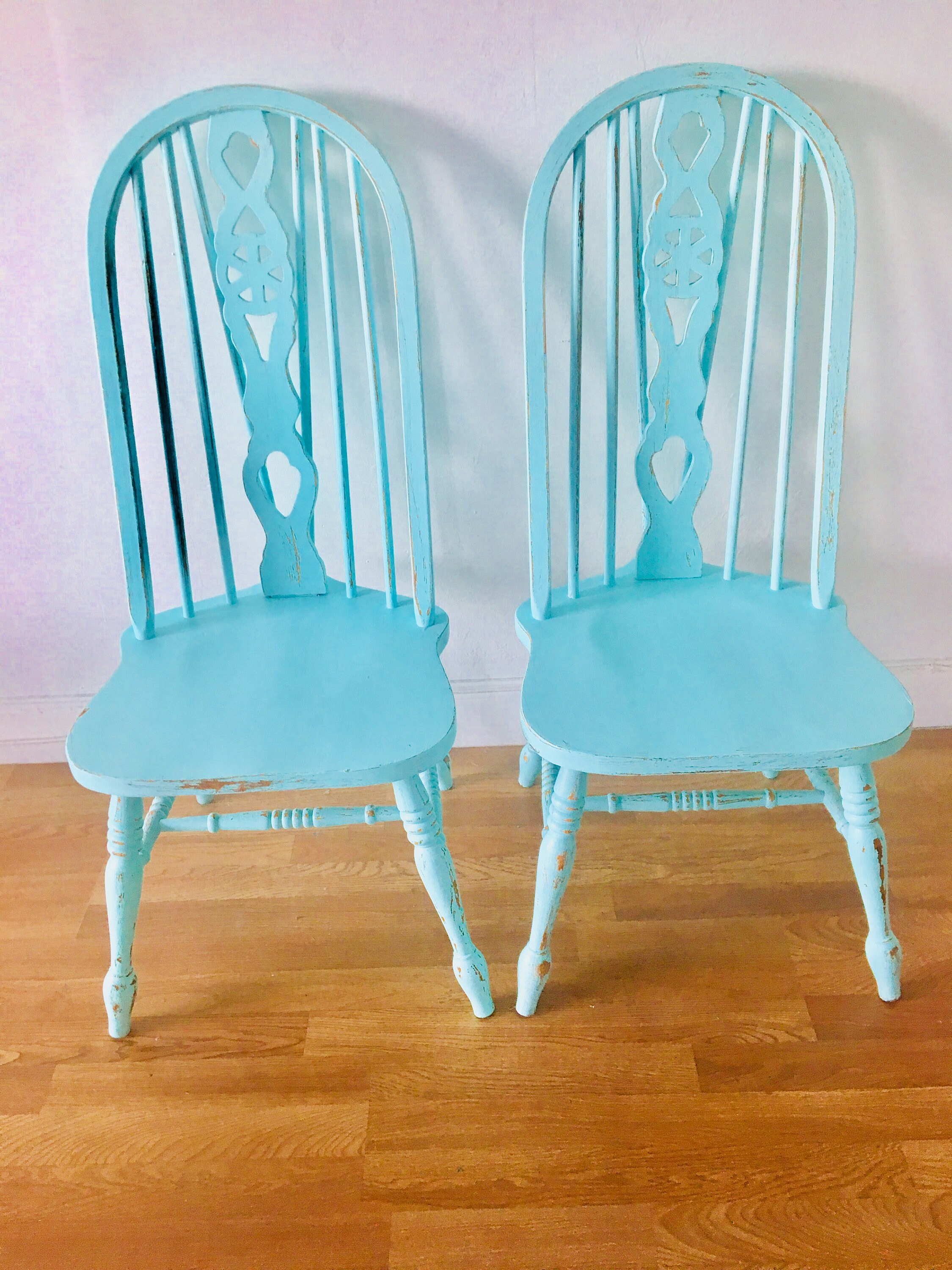 dining chairs vintage chairs farmhouse chairs custom painted chairs shabby chic chairs kitchen chairs turquoise chairs chairs set of 2