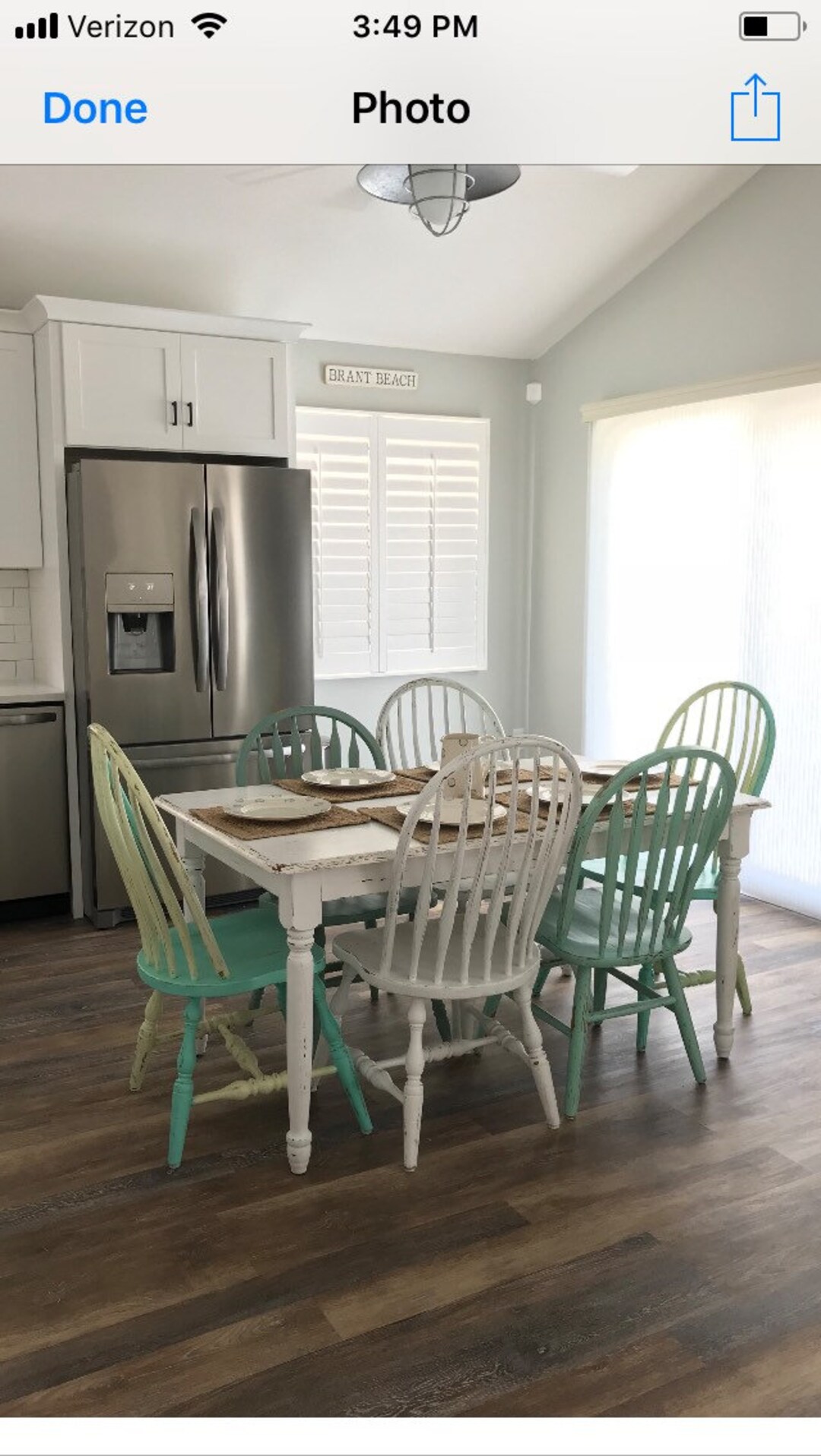 Farmhouse Table Set, Painted Chairs,dining Chairs,kitchen Chairs ...