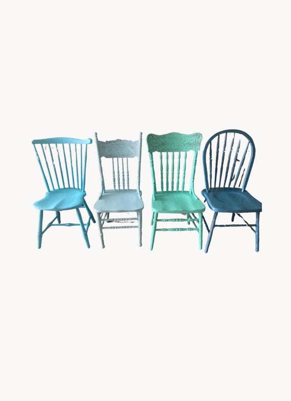 Custom Painted Farmhouse Chairs: Bohemian Chic Upcycled Decor