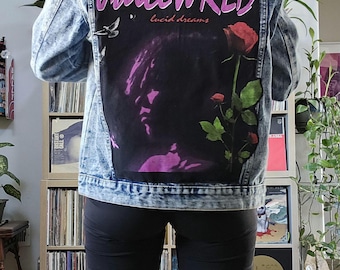 Jacket Denim JUICE WRLD upcycled backpatch Small / Med