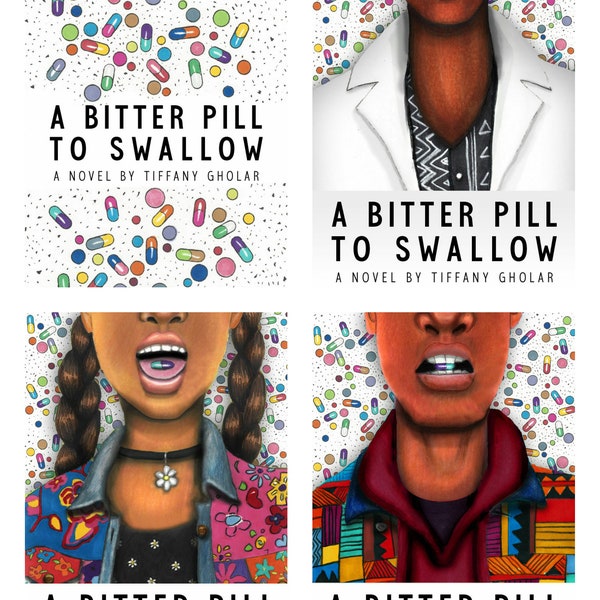 Signed copy of A Bitter Pill to Swallow - YA novel by Tiffany Gholar - hardcover