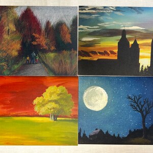 Set of 10 Blank Notecards, 10 Different Designs with Envelopes, Comes Packaged in Gift Box, Colorful Cards, Prints of My Original Art image 4