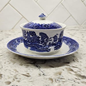 Wood and sons blue willow - Etsy 日本