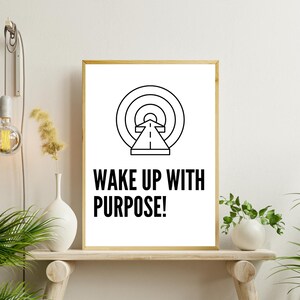 Motivational Quotes Wall Art, Printable Wall Art, Digital Download, Office Wall Art, Positive Quotes, Quote Print, Instant Download