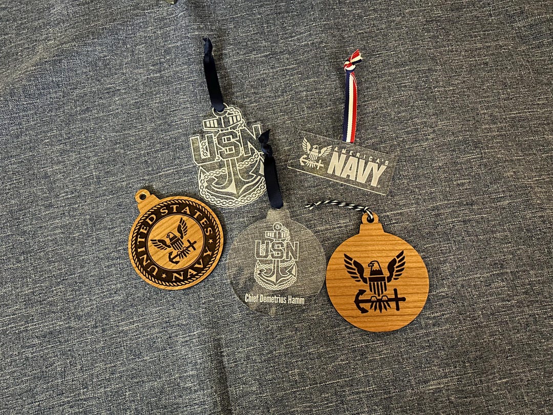US Navy Ornaments | Sailor Ornaments | Military Ornaments - Etsy