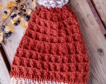 アスペンツリーボタン付きバックトゥベーシックスラウチービーニー