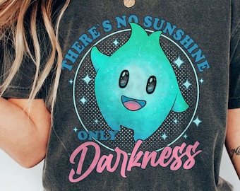 There's No Sunshine Only Darkness shirt, Luna Star Shirt, Disney Shirt, The Super Mario Bros Movie Shirt, Lumalee star Shirt, Mario Trip