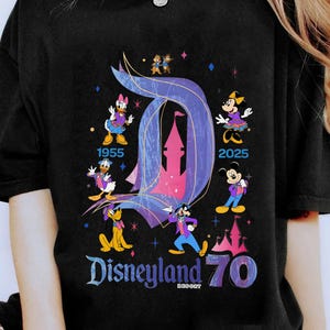 Disneyland 70Th Anniversary Shirt, Mickey Minnie 70 Years Of Magic T-shirt, Disney Birthday Gift Idea, Disneyland Happiest Place On Earth