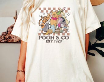 Camiseta retro de Disney Winnie the Pooh, The Pooh y sus amigos, camiseta infantil de Disney, camiseta familiar de Disney, camiseta de Winnie the Pooh, camiseta de Disneyworld