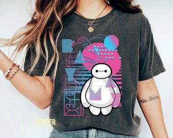 Disney Big Hero 6 Baymax Neon Blue Print Schematas Shirt, Big Hero 6 Baymax Shirt, Disney Trip Tee, Disneyland Shirt, Disney World Shirt