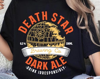 Disney Star Wars Shirt, Death Star Brewing Co Vintage Tshirt, May The 4th Be With You 2026, Galaxy's Edge Trip Tee, Happy Star Wars Day