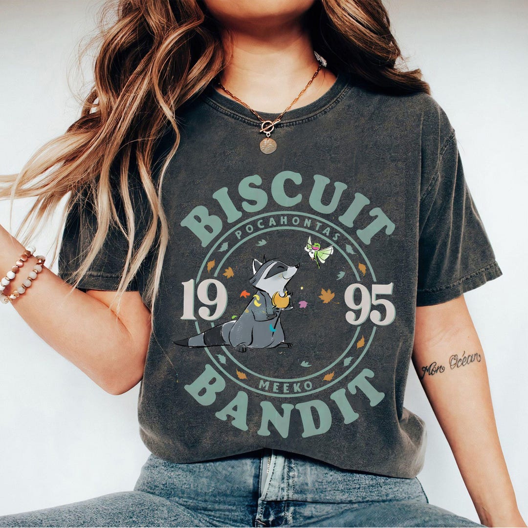 Disney Pocahontas Meeko Biscuit Bandit Retro Shirt, Wdw Magic Kingdom ...