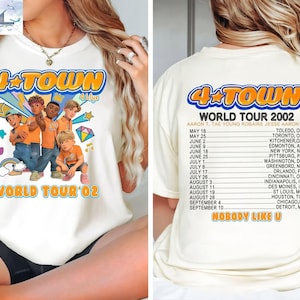 Turning Red 4 TOWN 2002 Tour Comfort Colors Shirt, Turning Red Pixar Shirt, Disney Shirt, Meilin Lee Turning Red Shirt, Disney Pixar Shirt