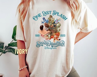 Comfort Colors Disneyland Splash Mountain Shirt, Vintage Disneyland Shirt, Retro Disney Splash Mountain, Disney Family Tee, Disney Trip Tee