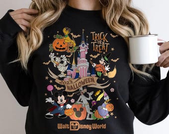 Disney Halloween Sweatshirt, Disney Halloween Shirt, Mickey's Not So Scary Halloween Party Shirt, Mickey And Friends Halloween Shirt