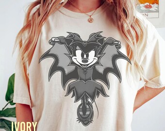 Camiseta retro de Minnie para Halloween, camiseta de Halloween para mujer, camiseta de Minnie con bruja, regalo de Halloween de Disney, camiseta de colores cómodos de Halloween de Disney