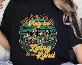 Vintage Disney Epcot Center Living With The Land Shirt, Mickey & Friends Theme Park Tshirt, Disneyland Family Trip 2026, The Magic Kingdom