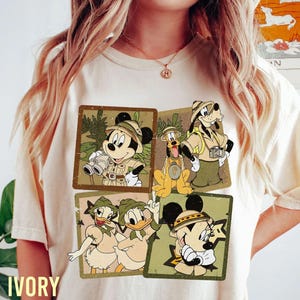 Retro Disney Animal Kingdom Mickey and Friends Comfort Colors, Disney Wild Shirt, Disney Shirt, Mickey Disney, Vintage Safari Mode Shirt