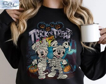 Disney Halloween Shirt, Mickey And Minnie Halloween Shirt, Mickey's Not So Scary Halloween Party Shirt, Disney Halloween Sweatshirt