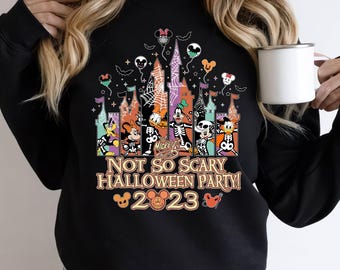 Halloween-sweater, Disney Halloween-feestshirt, Disneyworld-shirt, Mickey's Not So Scary-shirt, Disney Mouse and Friends Halloween-shirt