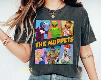 Retro 90s Vintage Disney The Muppets Characters Shirt, Ms Piggy Shirt, Disney Matching Family Tee, Disney Trip Tee, Disney World Shirt