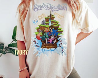 Retro Splash Mountain Shirt, Disney Comfort Colors Shirt, Disney Vintage Shirt, Disneyworld Shirt, Brer Rabbit Shirt, Disneyland Shirt