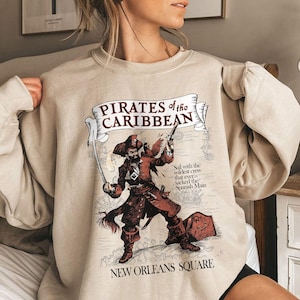 Vintage Pirates of the Caribbean Shirt, Disneyland Tee, WDW Shirt, Disneyworld Trip 2025 Shirt, Mickey Caribbean Shirt, Mickey Pirates Shirt