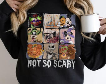Disney Halloween Shirt, Mickey And Friends Halloween Shirt, Disney Trick Or Treat Shirt, Mickey's Not So Scary Halloween Party Shirt
