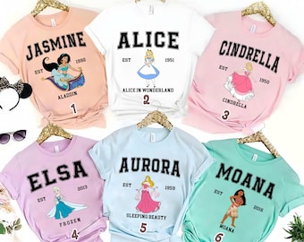 Customize All Disney Characters Group Shirt, Mickey And Friends Vintage Tshirt, Disney Family Trip 2026 Tee, Magic Kingdom Vacation