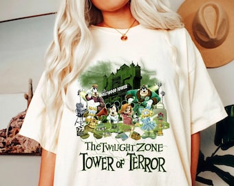 The Twilight Zone Tower Of Termord Shirt, Disneyland Shirt, Mickeys nicht so gruselig, Disney Halloween Shirt, Disney Shirt, Vintage Disney Shirt