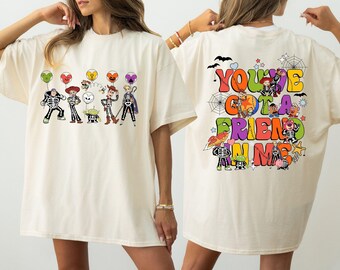 Disney Toy Story-skelet You've Got Friends In Me-shirt, Buzz Lightyear Woody Toy Story-halloweenshirt, Disney Halloween, Toy Story-shirt