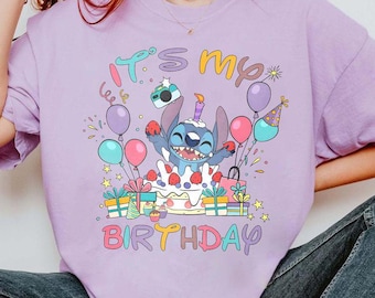 Retro It's My Birthday Stitch Birthday Shirt, Stitch Birthday Shirts, Stitch Shirt, Disneyland Birthday Shirt, Stitch Birthday Boy Girl Gift