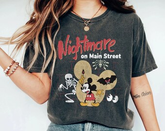 Disney Nightmare Halloween-T-shirt, Disney-reis shirts, Halloweenfeest, Disney Halloween-shirt, Halloween-shirt, Disney World T-shirt
