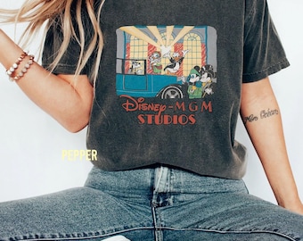 Camiseta de Disney MGM Studios, colores cómodos, vintage, viaje a Disney MGM Studios, Walt Disney, regalo para ella
