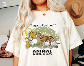 Camiseta divertida de Winnie Pooh, del Rey León de Disney, del Reino Animal de Disney, vintage de Disney, de Disney.