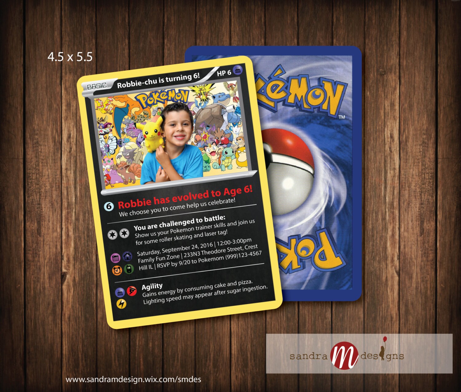 pokemon card inspired birthday party printable etsy